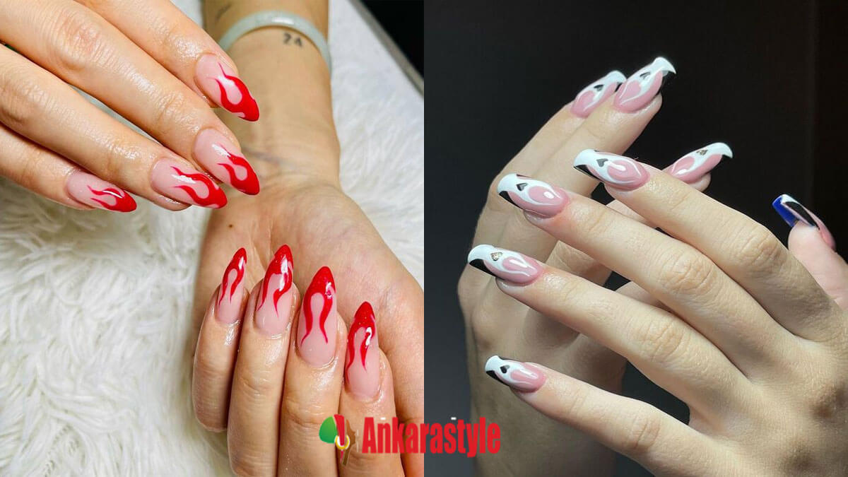 45 Flame Nail Art Ideas And Designs 2024