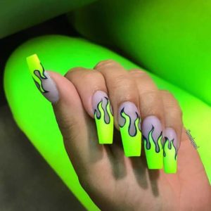 24 Best Flame Nail Art Ideas That Are Trends Now