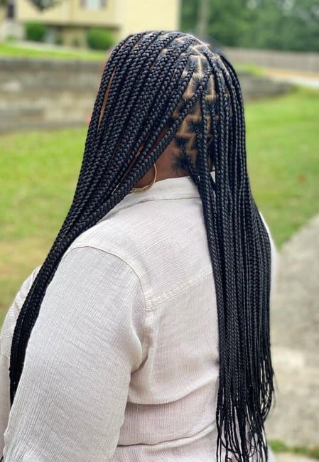 Black Goddess Box Braids Hairstyles 2024