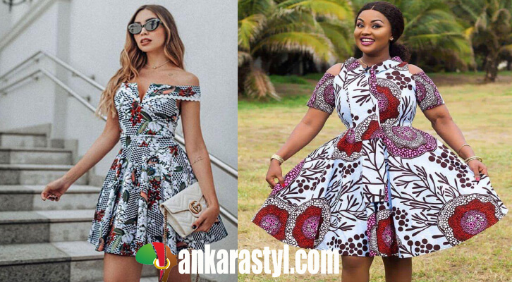 25 Latest Ankara Short Gown Styles for ladies 2024