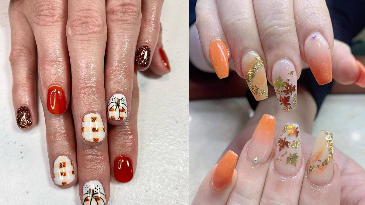 26+ Cute Thanksgiving Nails Art To Be Ready Now