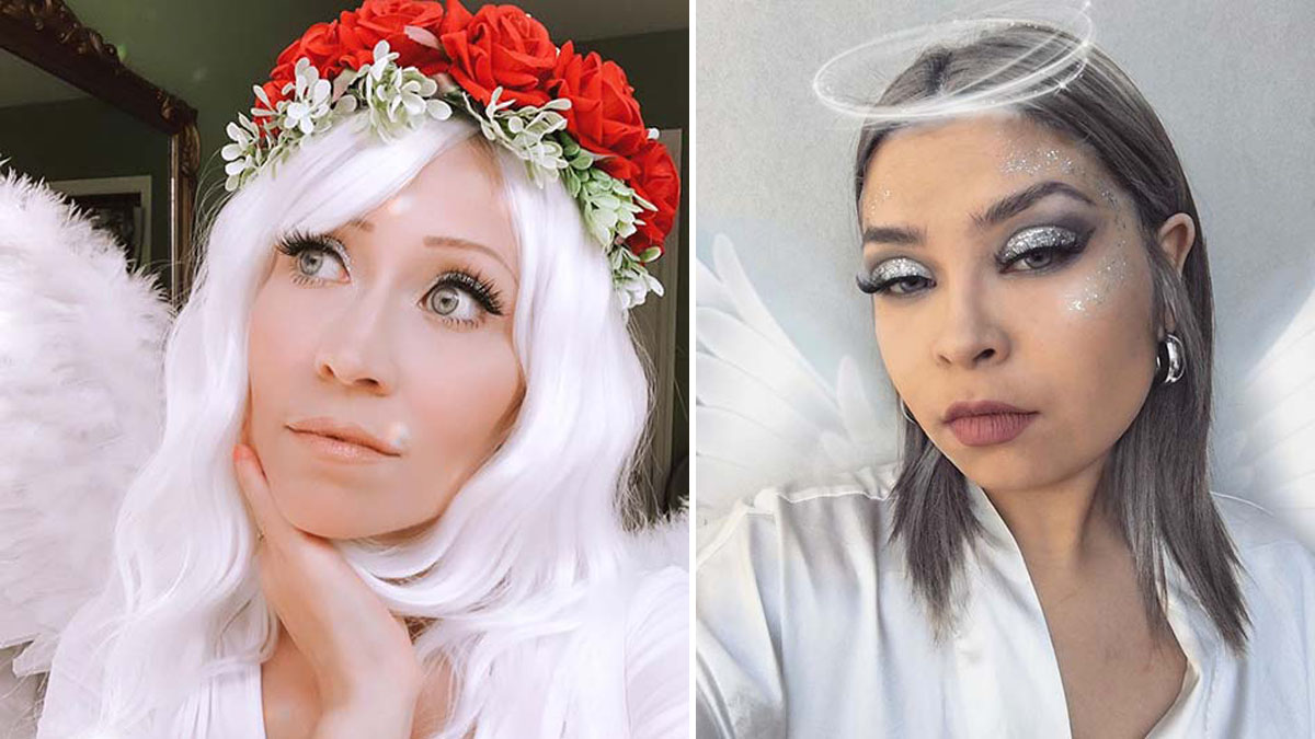 21 Perfect Angel Halloween Makeup To DIY Now