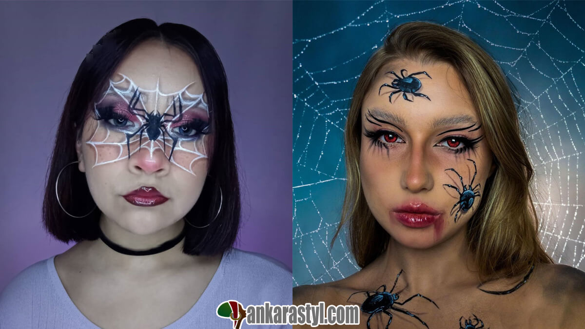 22 Creepy Spider Makeup Ideas for Last Minute Halloween Events