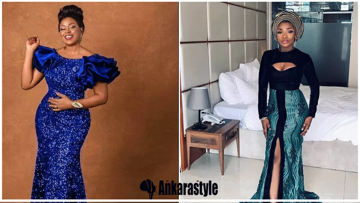 45 Long Lace gown Styles With Best Nigerian African Attire