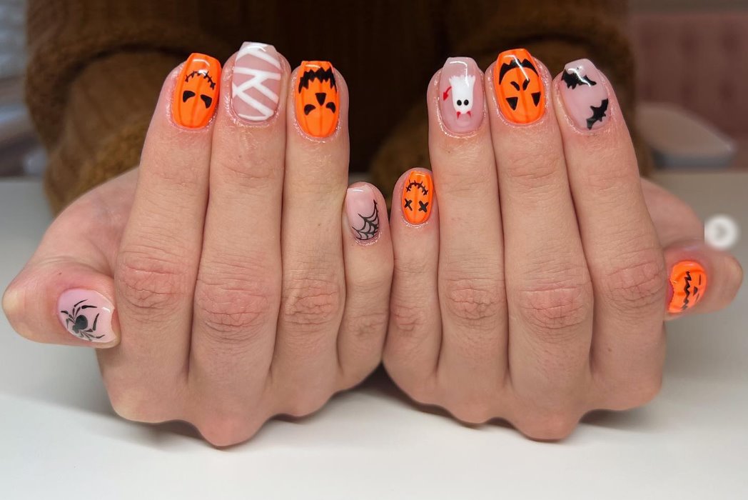 24 Spooky Halloween Skeleton Nail Designs To Express In 2024