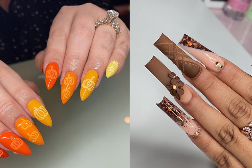 35+ Awesome Thanksgiving Nail Designs 2024