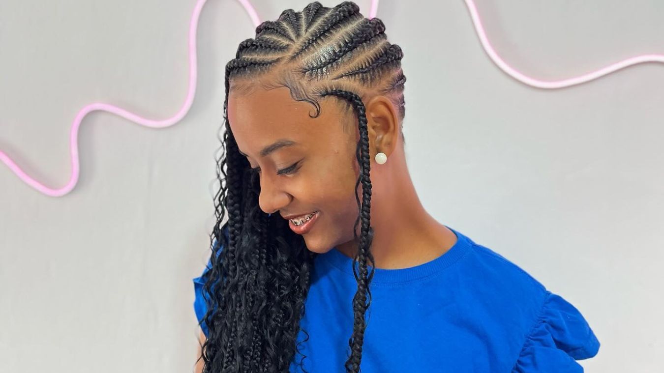 Best Lemonade Braids with Knotless Box Braids