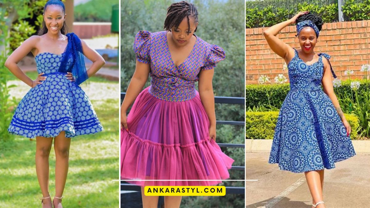 Latest Sotho Shweshwe Dresses - Best for Young Ladies