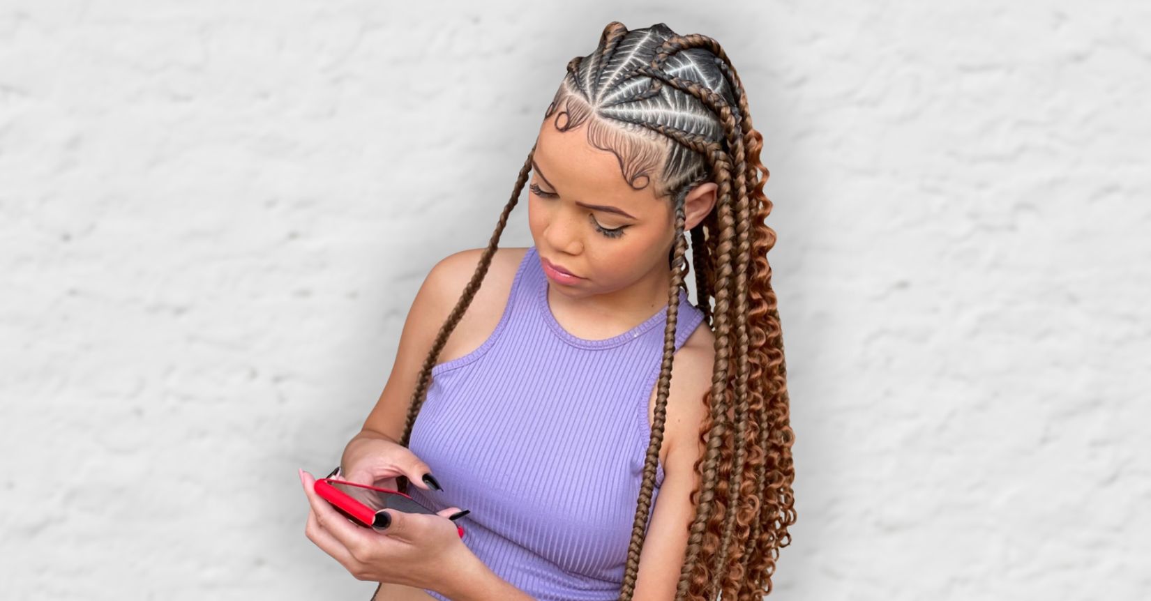 simple braided updos for black hairstyle